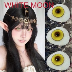A-WHITE MOON GOLD COSPLAY COLOR CONTACT LENS (2PCS/PAIR)