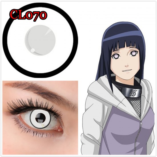 A-CL070 WHITE MANSON COSPLAY COLOR CONTACT LENS (2PCS/PAIR)