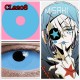 C-CL2208 22MM FULL EYE BLUE SCLERA COLOR CONTACT LENS  (2PCS/PAIR)