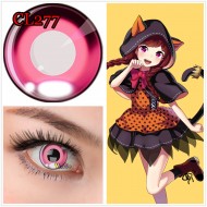 A-CL277 ANIME PINK COSPLAY CONTACT LENS (2PCS/PAIR)