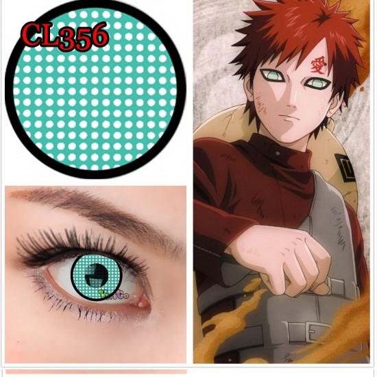 A-CL356 GREEN MESH MANSON COSPLAY COLOR CONTACT LENS (2PCS/PAIR)