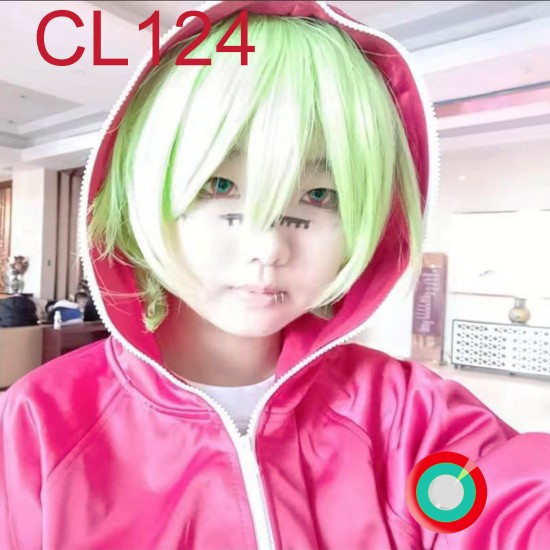 A-CL124 GREEN RED DOLLS COSPALY COLOR CONTACT LENS (2PCS/PAIR)