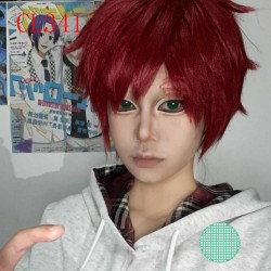 A-CL341 GREEN MESH COSPLAY COLOR CONTACT LENS (2PCS/PAIR)
