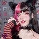 A-CL377 SWEET HEART HOTPINK COSPLAY COLOR CONTACT LENS (2PCS/PAIR)