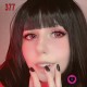 A-CL377 SWEET HEART HOTPINK COSPLAY COLOR CONTACT LENS (2PCS/PAIR)