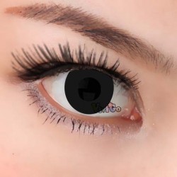 A-CL290 BLACK BLIND COSPLAY COLOR CONTACT LENS (2PCS/PAIR)