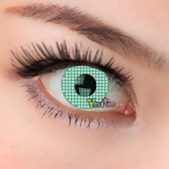 A-CL341 GREEN MESH COSPLAY COLOR CONTACT LENS (2PCS/PAIR)