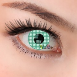 A-CL341 GREEN MESH COSPLAY COLOR CONTACT LENS (2PCS/PAIR)