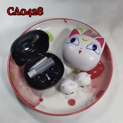 D-CA0428 CAT CONTACT LENS CASE WITH MIRROR