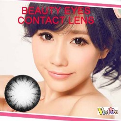 B-BEAUTY EYE BLACK COLOR SOFT CONTACT LENS (2PCS/PAIR)