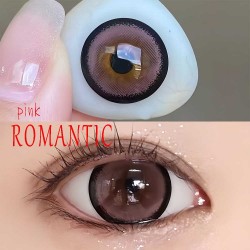B-ROMANTIC PINK COLOR SOFT CONTACT LENS (2PCS/PAIR)