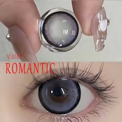 B-ROMANTIC VIOLET COLOR SOFT CONTACT LENS (2PCS/PAIR)