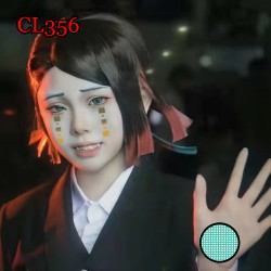 A-CL356 GREEN MESH MANSON COSPLAY COLOR CONTACT LENS (2PCS/PAIR)